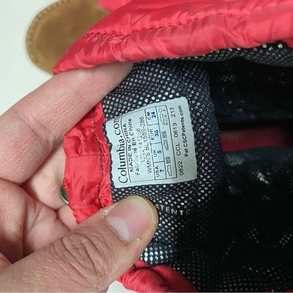 Columbia Women's Minx Moccasin waterproof Omni-Heat leather suede snow boots 7 - Picture 9 of 15